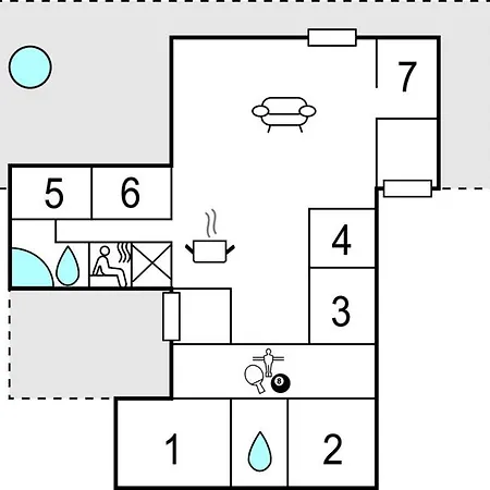 Сasa de vacaciones Acogedora Casa En Con Sauna Ebeltoft
